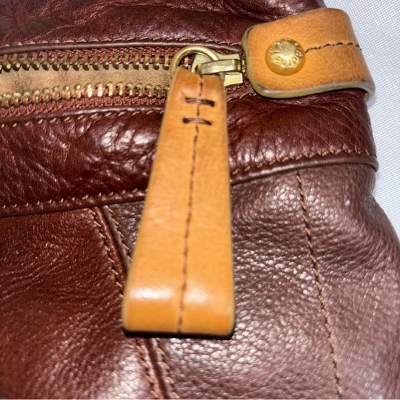 Vintage Liz Claiborne Brown Leather Shoulder Bag - Picture 3 of 15